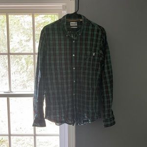 Men’s timberland button down flannel
